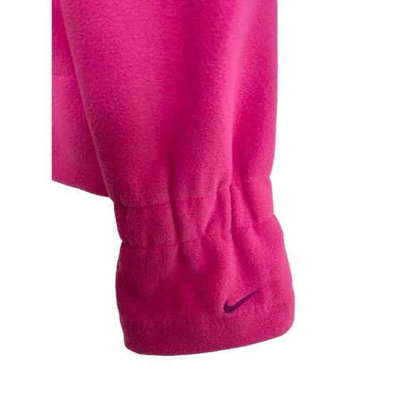 Nike ACG Jacket Pink Fleece Full Zip Sweater Pockets Warm Layer Hot Pink Small - Picture 9 of 14